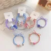 Hair Accessories 2Pcs/Set Girls Y2K Style Butterfly Princess Elastic Bands Headdress Children Cute Ties Ponytail Holder Rope Acc