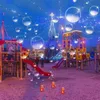 Nowate Games Automatyczna maszyna bąbelkowa fajerwerków z lampkami lampy błyskowej dla dzieci na świeżym powietrzu Pro Party Festival Świętuj Bubble Machines 230609