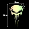 Nieuwe Skull Sticker Auto Reflecterende Decals Motorfiets Decoratieve Stickers Waterdichte Zon Bescherming Body Decal Decoratie Accessoires