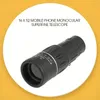 Télescope monoculaire HD 16 x 52, monoculaires compacts à prisme haute puissance pour adultes, enfants, lunette monoculaire HD pour observation des oiseaux, chasse, randonnée, concert, voyage