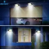 Decorazioni da giardino 106/318LED Lampada solare per esterni super luminosa Impermeabile 3 modalità Sensore di movimento Induzione umana Luce solare da giardino Luce da garage 230609