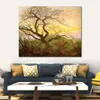 Hoge kwaliteit Caspar David Friedrich schilderij landschap canvas kunst The Tree of Crows handgeschilderde slaapkamer decor