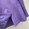 Women's Business Suit Purple Office Uniform Ladies Formell byxa Suit Tuxedo Jacket Pants D1008