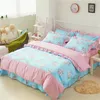 Ensembles de literie Housse de couette florale chic vintage avec volants Ensemble de draps de lit princesse élégante filles 100 coton doux double reine roi 230609