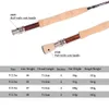 Båtfiskestavar Goture Poder Fly Rod 2,7m 9ft 4 Avsnitt 30T 36T Kol med väska starkt fodral för resor 4wt 5wt 7wt 8wt 230609