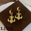 Stud Earrings 2023 Metal Irregular Geometric Navy Anchor C-shaped Pendant Vintage Retro Ear Wear LJRN For Women Party Jewelry