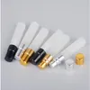 100 parça/lot 5ml mini parfüm sprey şişeleri Froste cam atomizer taşınabilir seyahat kozmetik konteyner vncpj