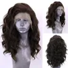Pedaços de cabelo AIMEYA Laço Sintético Frente Bob Curto para Mulheres Prata Marrom Rosa Azul Cor Cosplay 230609