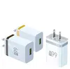 66W GAN FAST WALL CHARGER 2.1A METAL USB POWERADAPTER IPHONE 14 13 Pro Max SamsungタブレットPC Android Phone US EUバージョン旅行ホームバックアップアップルKO-99