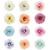 Fiori decorativi 50pcs mini rosa finta da sposa portatile fai da te floreale testa di fiore artificiale casa riutilizzabile decorazione di nozze panno