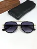 marque designer lunettes de soleil pilote classique mode femmes lunettes de soleil UV400 cadre doré miroir vert avec boîte