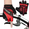 Cycling Gloves MOREOK Cycling Gloves Half Finger Bike Gloves 5MM Pads Bicycle Gloves Shock-Absorbing Mountain Bike Gloves Anti-slip MTB Gloves 230609