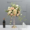 Fleurs décoratives 30/40cm décoration de Table artificielle boule de fleur soie Pot romain scène de mariage route plomb accessoires de photographie