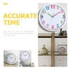 Wall Clocks Clock Light-weight Decoration Pendant Digital Bedroom Mute Pointer Colorful Figure