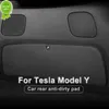 Nytt för Tesla Model y Baksätet Anti-kick Anti-Dirty Pad Bakre stamskydd Pad Cover Car Styling Modification Accessories