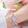 Wristwatches Diamond Women's Watch Fashion Waterproof Quartz Ladies Jewelry