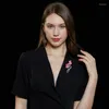 Broches De Luxe Rouge Zircon Cristal Épinglettes Haute Qualité Badges BROCHE Célébration Pour Les Femmes Robe De Fête De Mariage Accessoire