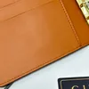 Luksusowy projektant wytłoczony portfel słynna marka metalowa klamra damska notatnik Diary klasyczny torebki monety męskie z uchwytami na karty torby sprzęgła notebook świąteczny prezent