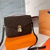 stylisheendibags Cross Body Portafoglio di design di lusso borsa a tracolla in pelle alla moda borsa da shopping composita da donna di grande capacità borsa a quadri marrone vintage