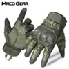 Cycling Gloves Sports Cycling Gloves Touch Screen Bike Hiking Tactical Riding Army Motorcycle Non-slip PU Leather Full Finger Bicycle Glove Men 230609