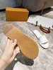 2023 Slippers Magnetic Flat Mule Slippers Ladies Rubber Leathe