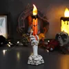 50 pçs Halloween Fantasma Mão LED Luz de Vela Luz Noturna Barra de Festa Brilhante Horrível Disposição Decoração Adereço Candeeiro de Mesa