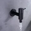 Grifos de lavabo de baño Cobre Dorado Mate Negro Montado en la pared Lavadora Grifo Fregona Piscina Jardín Cocina al aire libre Grifo de agua Ahorro