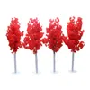 Элегантная свадебная задница центральная часть Decor Road Cyted Carpet Asle Cherry Flower Trees Leads for Party Decorations 2 ПК