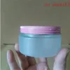 50 мл 80 мл 100 мл матового пластика пустые кремовые бутылки банки розовая алюминиевая крышка таблетки для ванны соли для ванны образцы косметическая контейнерспа
