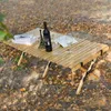 Table de meuble de Camp Portable extérieur intérieur tout usage pliable pique-nique gâteau rouleau en bois dans un sac pour le Camping