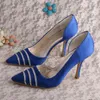 Dress Shoes 22 Colors Pointed Toe Royal Blue For Women High Heeled Party Pumps