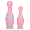 Forma da bowling Plug anale Dildo AV Bacchetta magica Lady Lesbiche Gay Culo Ano Punto G Stimolare Sfida Orgasmo sessuale Forte ventosa Stimolazione e piacere intensi