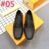 40Model Hommes Designer Mocassins Chaussures Luxueux Classiques Italiens Or Mocassins Chaussures Habillées Noir Blanc En Cuir Véritable Bureau De Mariage Marche Drive Chaussures Taille 38-46