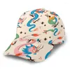 Cappellini da baseball Noisydesigns Berretto da baseball da donna con motivo barocco dorato Estate da donna femminile regolabile Snapback SunHat Luxury Drop