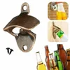 Öppnare 20st Pack Retro Beer Opener Zinc Eloy Kitchen Wall Mounted Rustic Wine Bottle Vintage Home Party Supplies för 230609