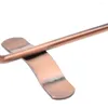 Estuches para joyas Organizador de soporte para aretes perforados de 4 niveles en acabado de cobre envejecido