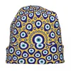 Berets bonnet hats mandala ewake oko mężczyźni Nazar Nazar Turecki okrągły ozdob