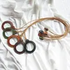 Anhänger Halsketten R2LE Vintage Lederband Halskette Handheld Mini Lupe mit Lupe Home Dekoration