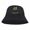 Berets Ranboo Crown Smile Unisex Bucket Hats Dream SMP Hip Hop Fishing Sun Cap Fashion Style Designed