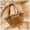 2024 Korb Frauen Handtasche Schulter -Tasche Stroh Strand Luxurys Designer Taschen Eimer Frauen Handtaschen Totes Taschen Brand Bag Id Stylishisheendibags