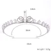 Pinzas para el cabello Novia Arco Corona Princesa Cumpleaños Tocado Adornos de boda Diadema Tiaras Mujeres Accesorios Diadema en la cabeza HG315