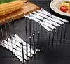 Küche Organizer Topf Deckel Rack Edelstahl Löffel Halter Kochen Dish Rack Stehen Multifunktionale Wand-montiert Haken