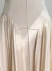 Robes décontractées de base Dwotwinstyle Temperament Robes pour femmes Collier carré sans manches hautes plies mince robe d'été vêtements de mode féminin 230609