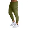 Herrbyxor 2023 mode män gym joggar fitness casual lång träning mager sweatpants jogger tracksuit byxor