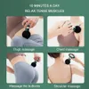 Pistolet de massage Mini masseur Pistolet Relaxation musculaire électrique Mise en forme Minceur Fitness Corps Exercice Massage Soulage les douleurs musculaires 230609