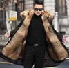 Nouveaux hommes femmes veste fourrure de raton laveur intérieur détachable veste vêtements automne hiver chaud vestes mêmes étoiles de style pour hommes manteau outwear A018