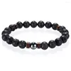 Strand Men's Bracelets Natural Moonstone Beads Fashion Chakra Lava Diffuser Gift-giving Accessories