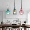 Lámparas colgantes Vintage Led Nordic Crystal Lamp Chandelier Techo Home Deco Light Decoración marroquí Iluminación