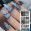 Flower Leaf Geometry Nail Stamping Plate Rostfritt stål Nagel Bildplatta stencilverktyg DIY Printing Stamp Mall