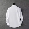 Luxe Designer Heren Jurk Mouw Shirts Top Kwaliteit Mode Nieuwe Casablanca Zomer Casual Print Shirt Heren Slanke Shirt met Lange Mouwen A27
